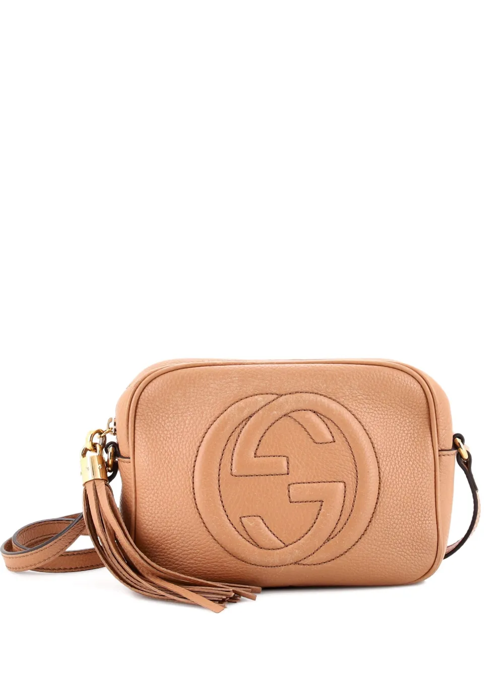 Gucci Pre-Owned Soho Disco Leather Small crossbody bag - ニュートラル Gucci Pre-Owned Soho Disco Leather Small crossbody bag - ニュートラル