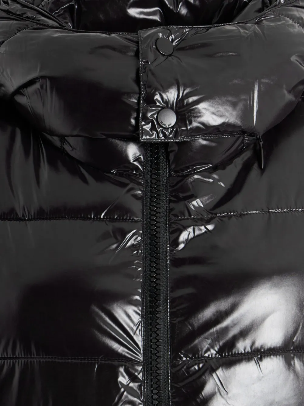Bally Zip-fastening Quilted Jacket In Black