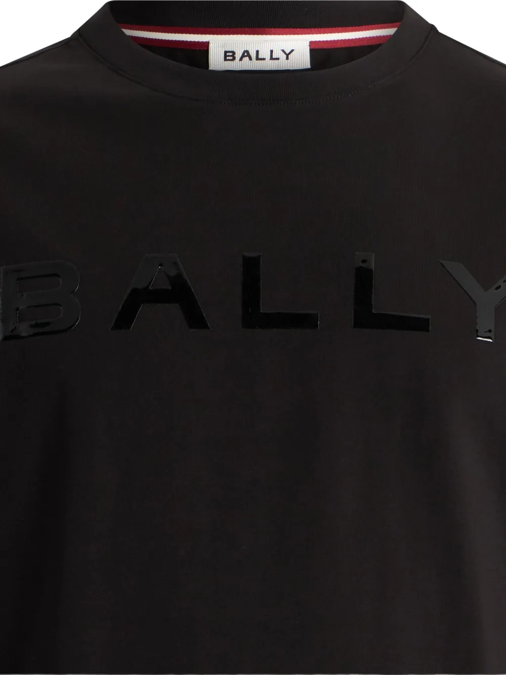Bally Logo-print Cotton T-shirt In Black