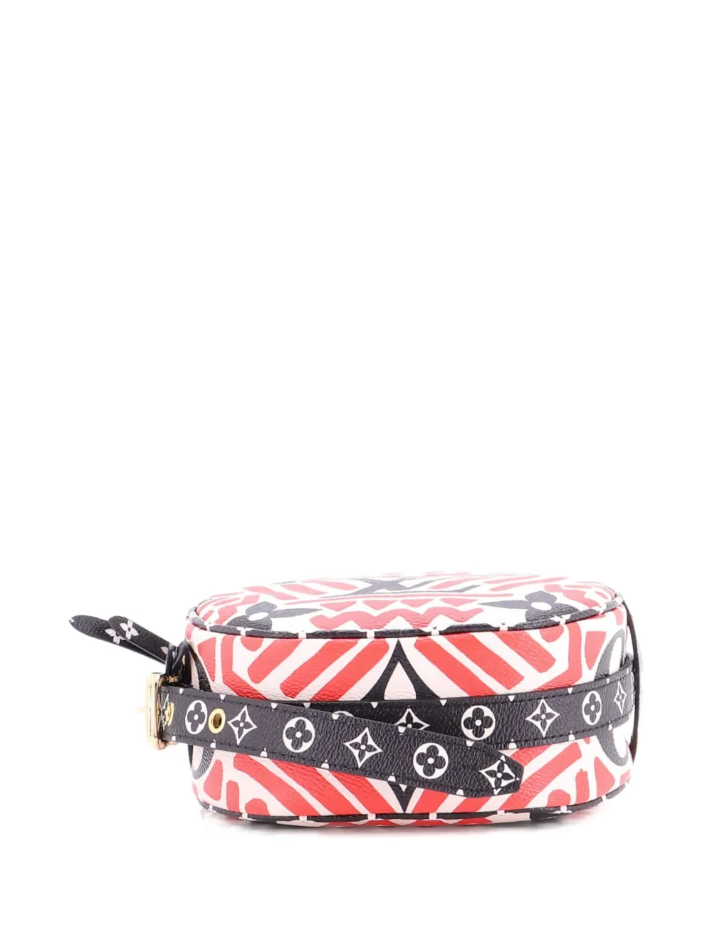 Pre-owned Louis Vuitton Boite Chapeau Souple Bag Limited Edition Crafty Monogram Giant Pm Crossbody Bag In Red