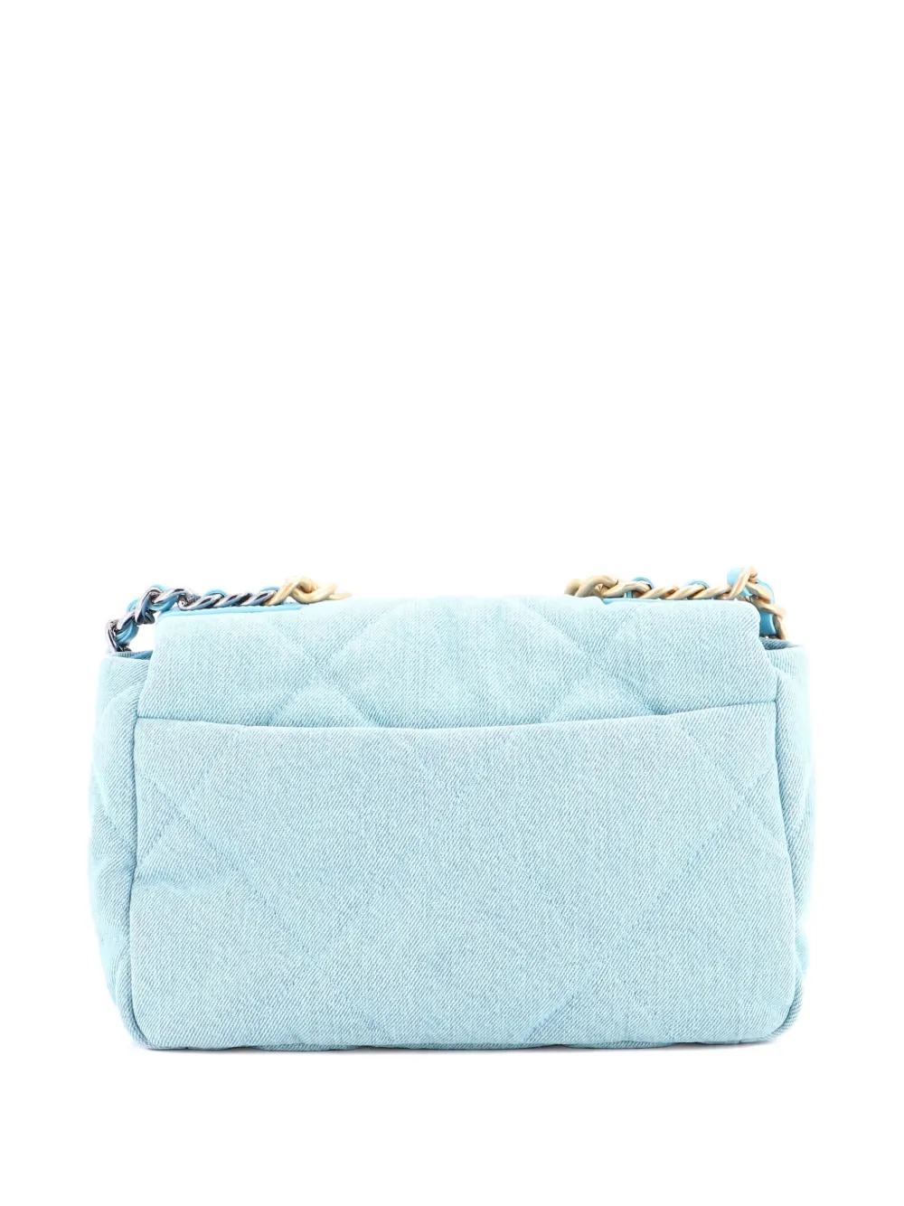 CHANEL Pre-Owned 19 Flap Bag Quilted Canvas Medium shoulder bag | Pre-Owned | Image 2