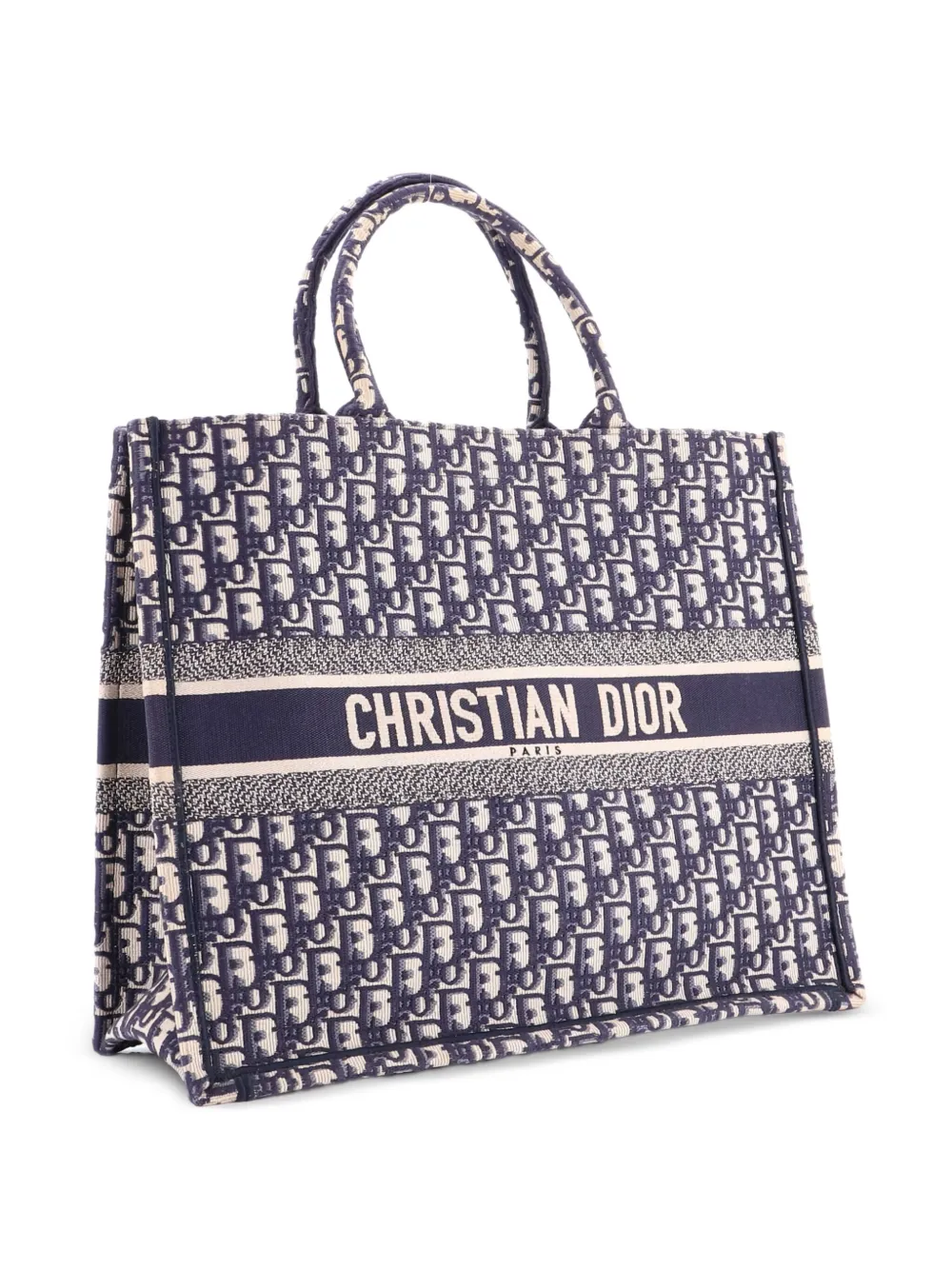 Christian Dior Pre-Owned Book Oblique Canvas Large tote bag - Blu