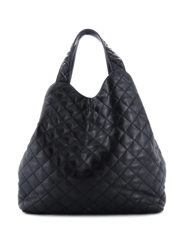 Saint Laurent Pre-Owned Icare Shopping Quilted Leather Maxi Tote
