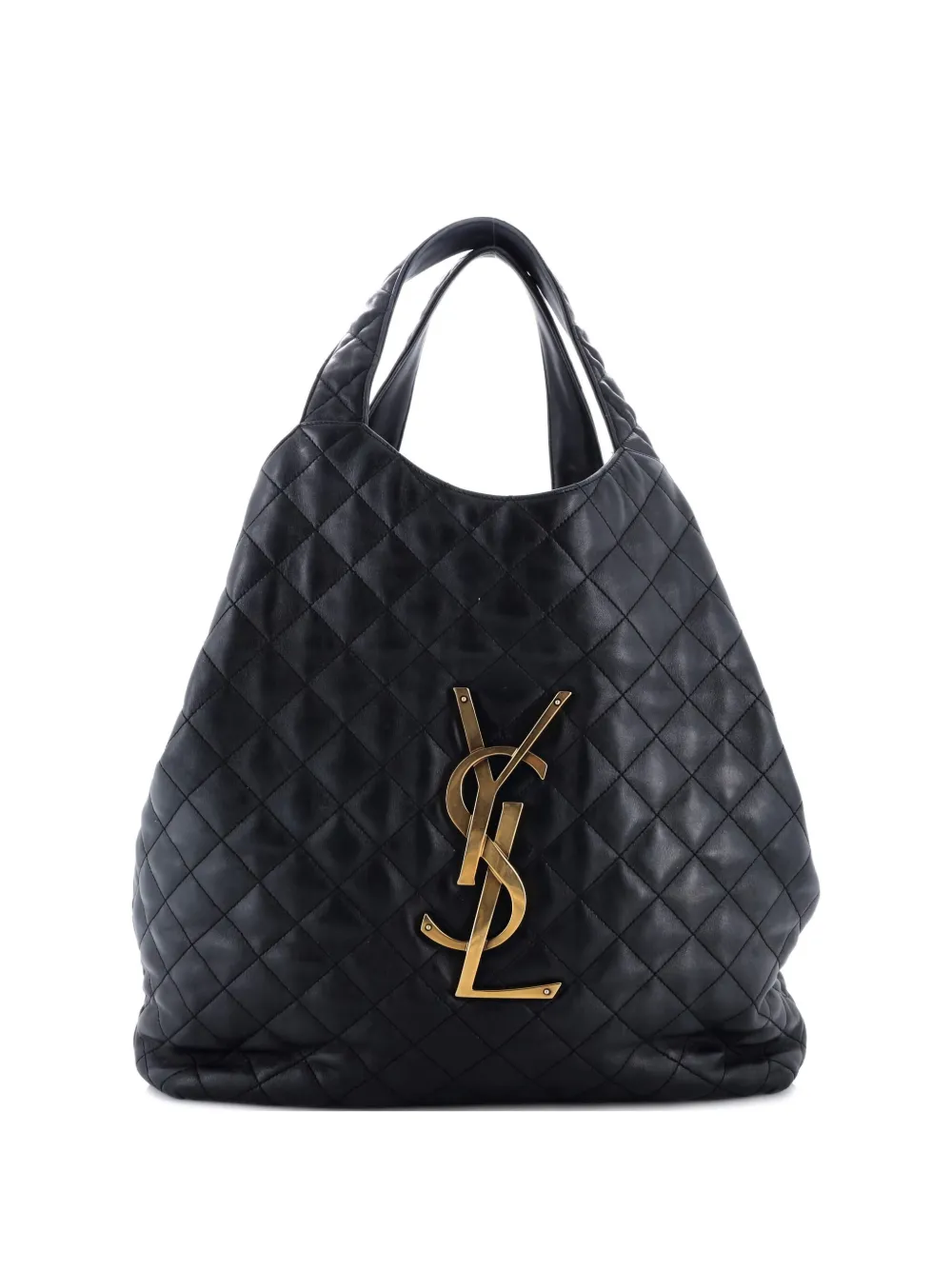 Saint Laurent Pre-Owned Icare Shopping Quilted Leather Maxi tote bag | Black | Image 1