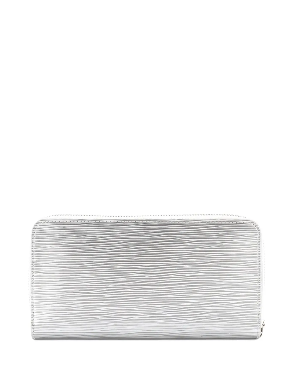 Click to view more detailed imagery on our partner's website Pre-owned Louis Vuitton Zippy Wallet Epi Leather Small Wallets In Silver