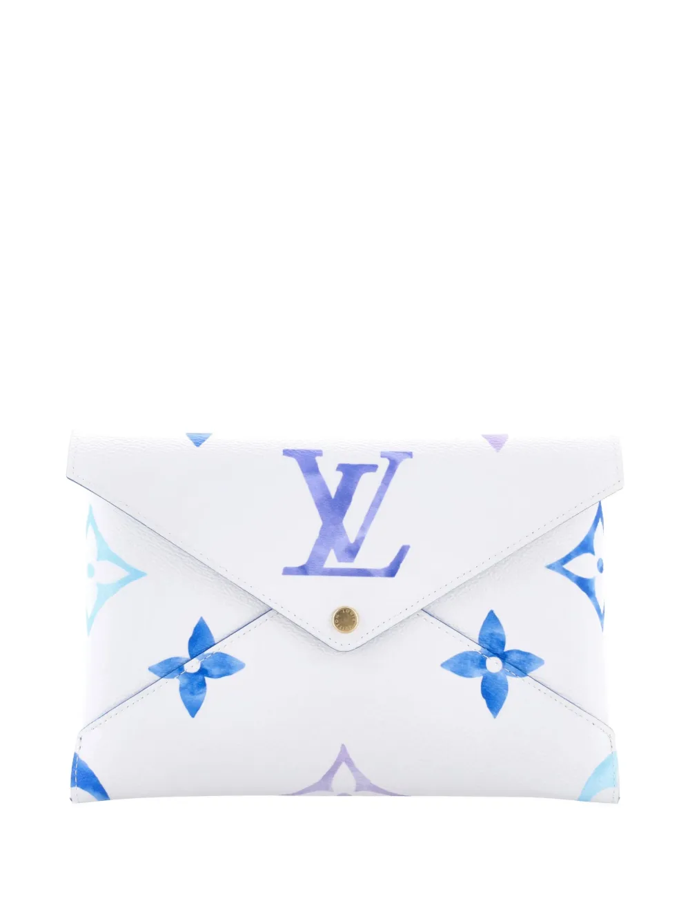 Louis Vuitton Pre-Owned Kirigami Pochette Set By The Pool Monogram Watercolor Giant clutch bag | White | Image 1