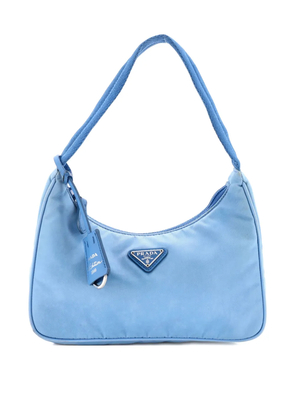 Prada Pre-Owned Re-Edition 2000 Tessuto Mini hobo bag - Blu