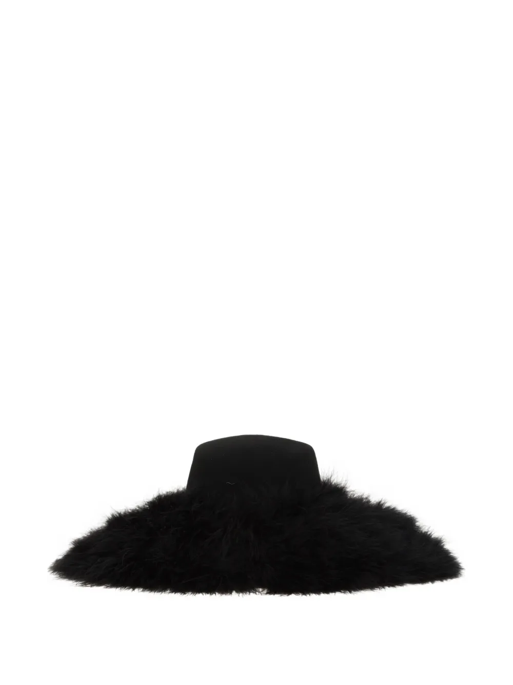 Stephen Jones feathers wool hat | negro | Image 1