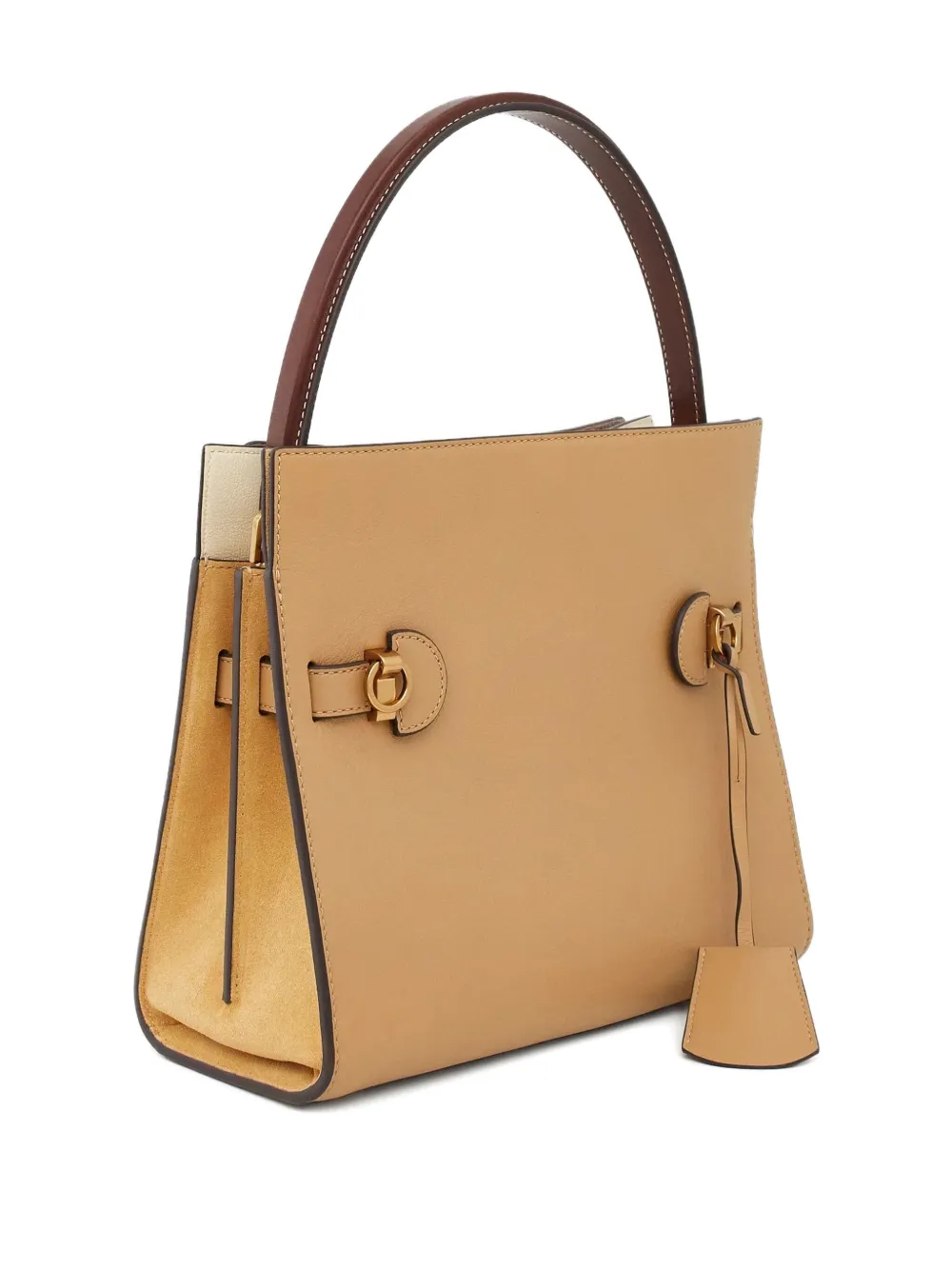  Tory Burch Small Lee Radziwill Tote Bag - Brown 