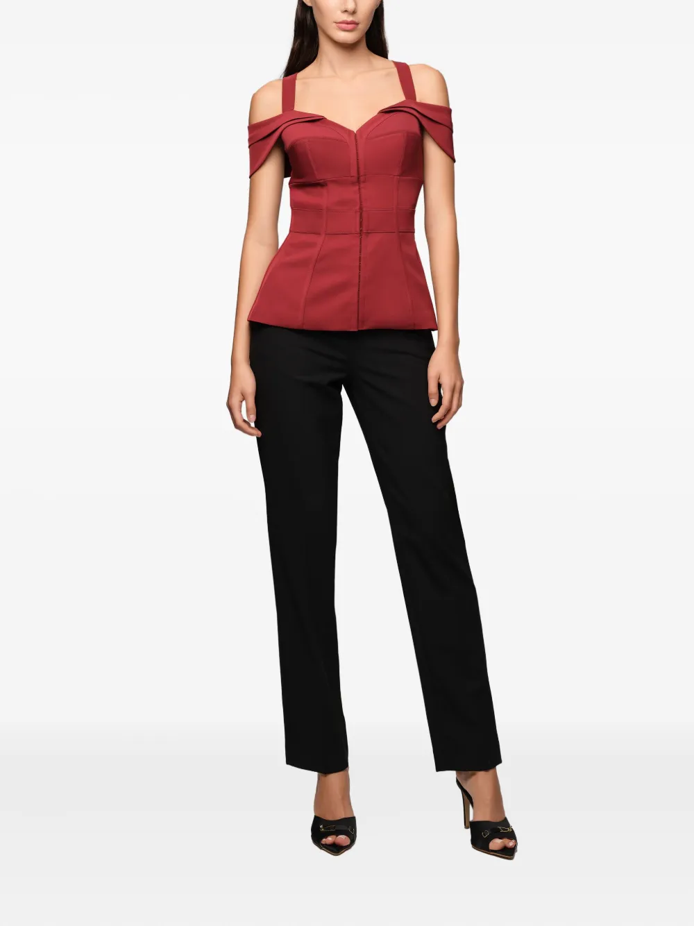 Murmur Schulterfreies Candy Corsage-Top | Blusen  | Image 2