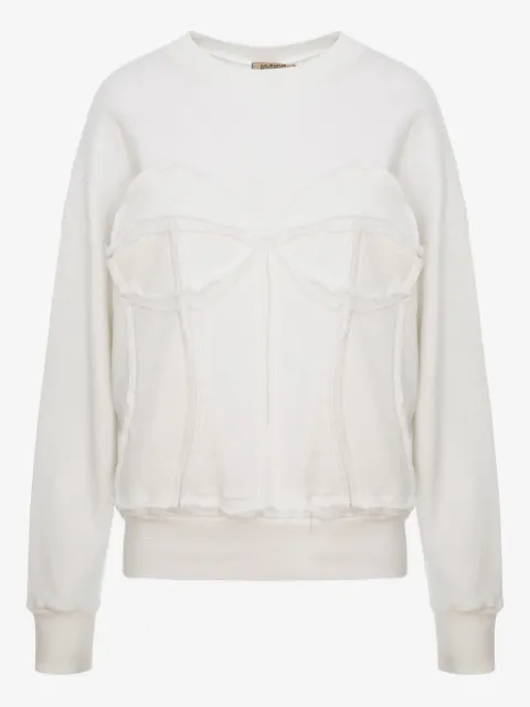 Murmur corset sweatshirt