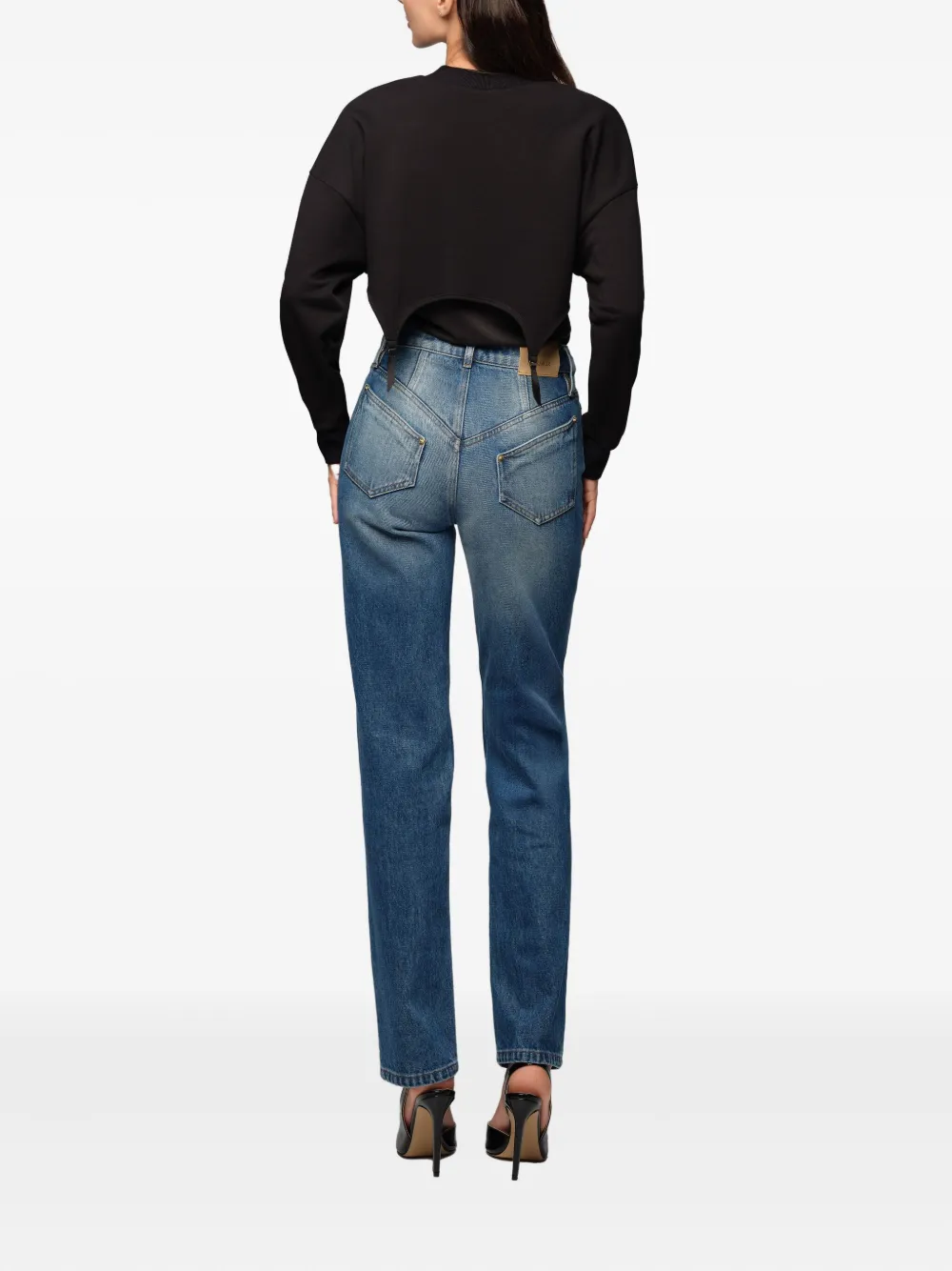 Murmur Cutout Sweatshirt In Black