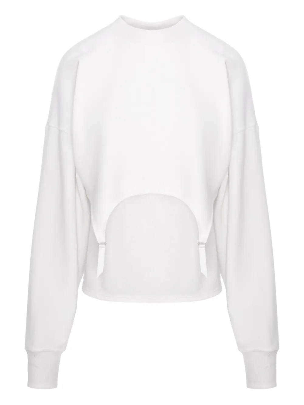Murmur cutout sweatshirt | White | Image 1