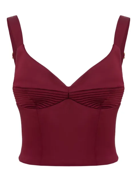 Murmur Haze ruched strap top