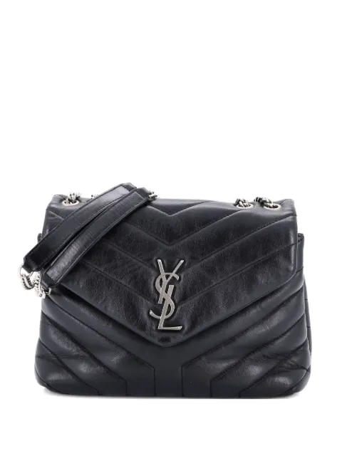 Saint Laurent Pre-Owned Loulou Matelasse Chevron Leather Small shoulder bag