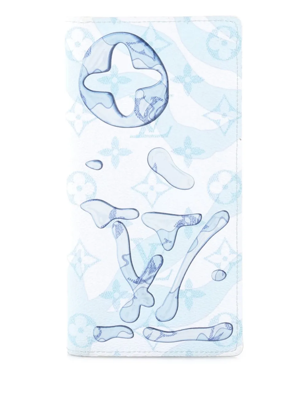 Louis Vuitton Pre-Owned Brazza Wallet Limited Edition Aquagarden Louis Vuitton Pre-Owned Brazza Wallet Limited Edition Aquagarden