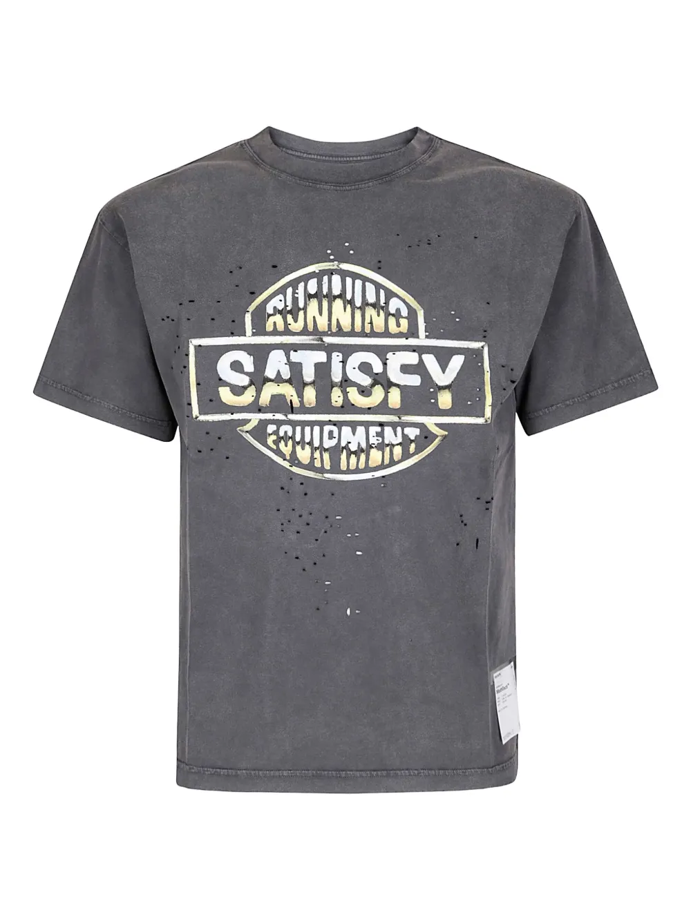 Satisfy logo-print T-shirt | Grey | Image 1