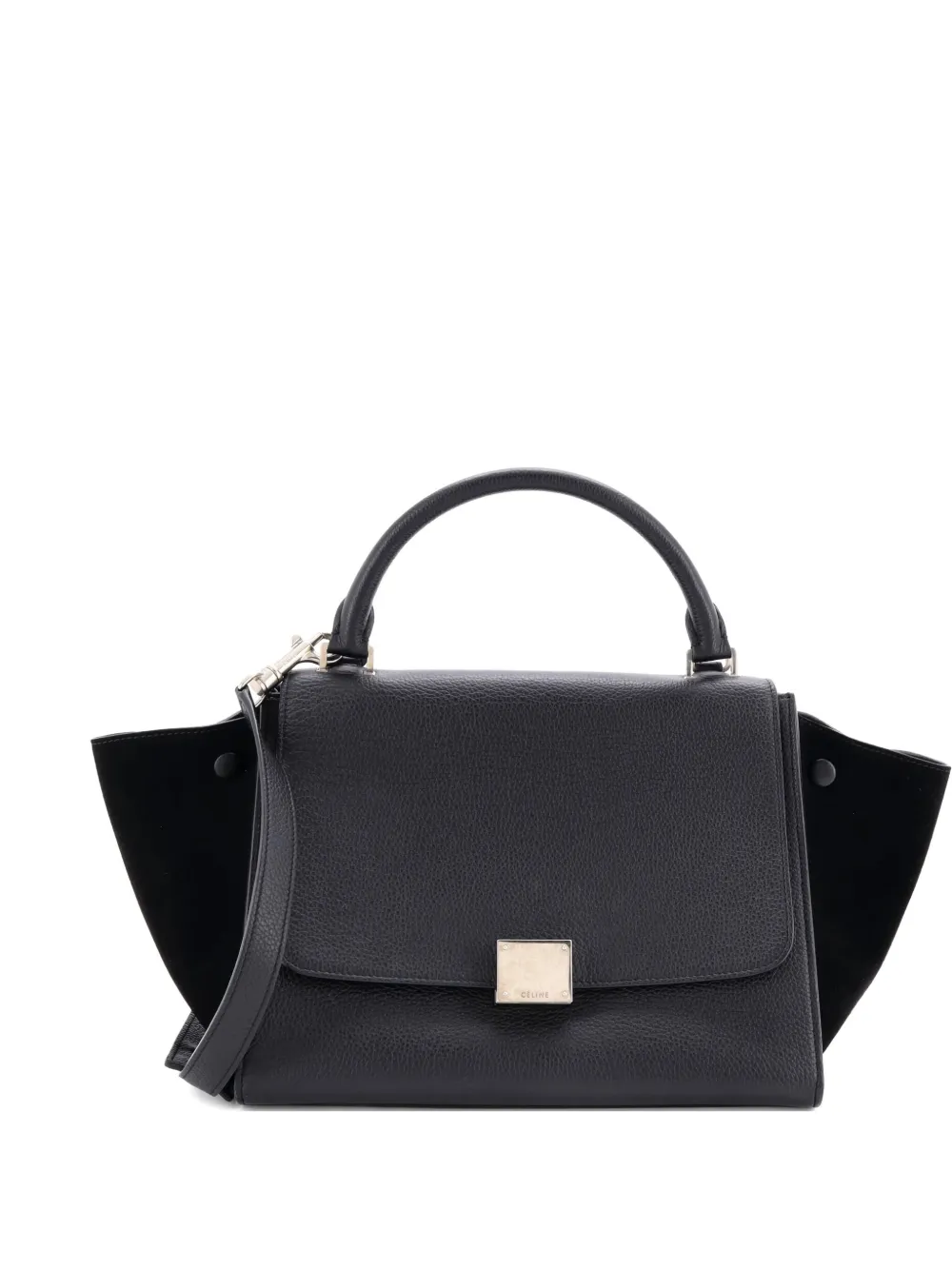 Celine Pre-Owned Trapeze Bag Leather Small satchel - ブラック Celine Pre-Owned Trapeze Bag Leather Small satchel - ブラック