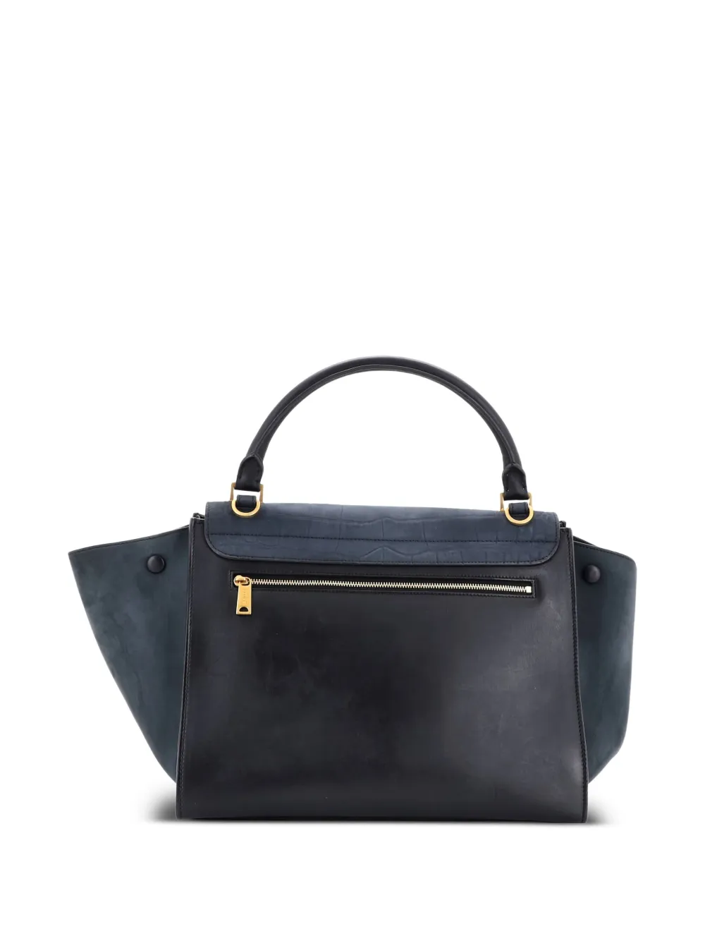 Celine Pre-Owned Trapeze Bag Crocodile Embossed Nubuck Medium shoulder bag | Pre-Owned | Image 2