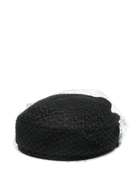 Ca4la bow-embellishment beret