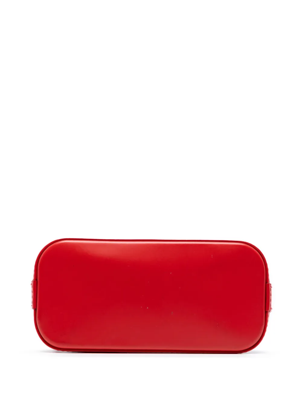 Pre-owned Louis Vuitton 2015 Epi Nano Alma Satchel In Red