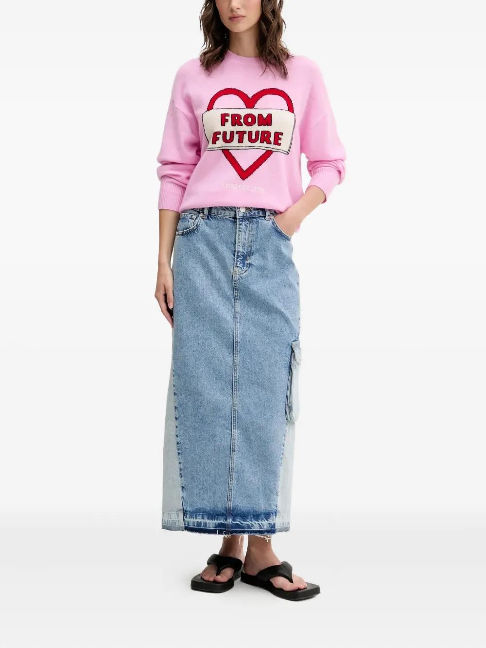 FROM FUTURE heart-graphic sweater | Jumpers | Image 2