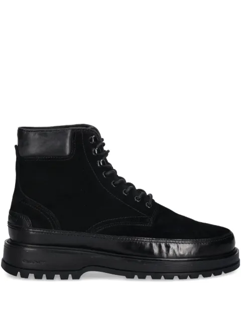 Gant lace-up lug-sole boots