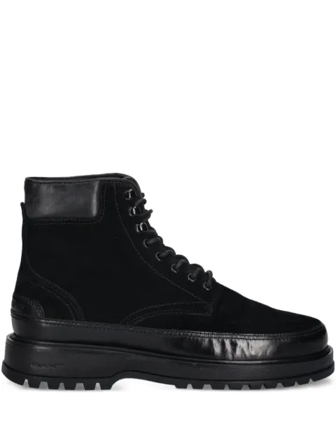 Gant lace-up lug-sole boots