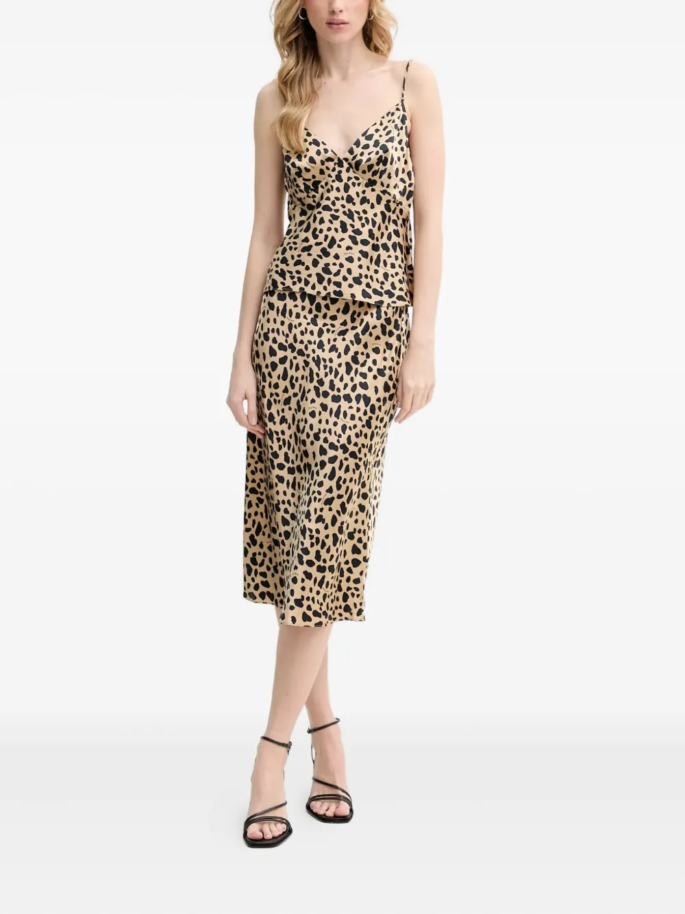 FROM FUTURE animal-print silk top | Vests & Tank Tops | Image 2