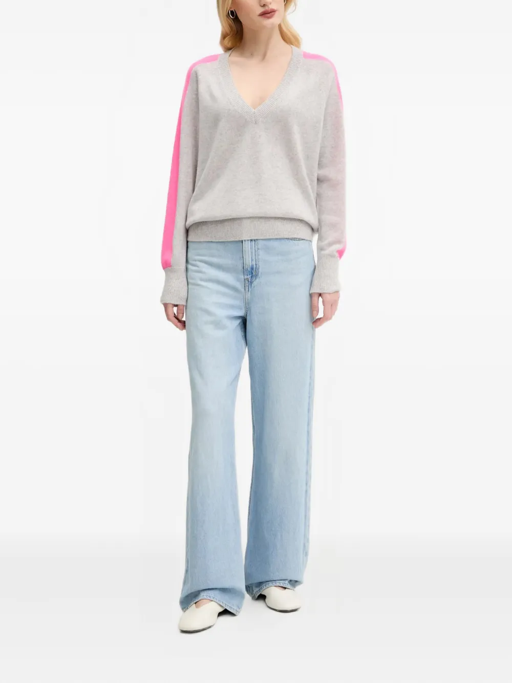 FROM FUTURE Pullover mit V-Ausschnitt | Pullover | Image 2