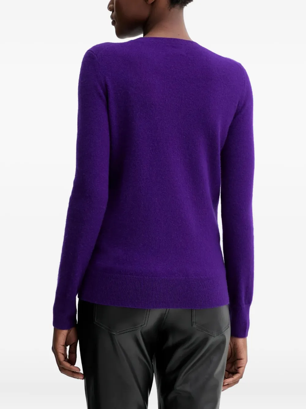 From Future Long-sleeve Sweater In Purple