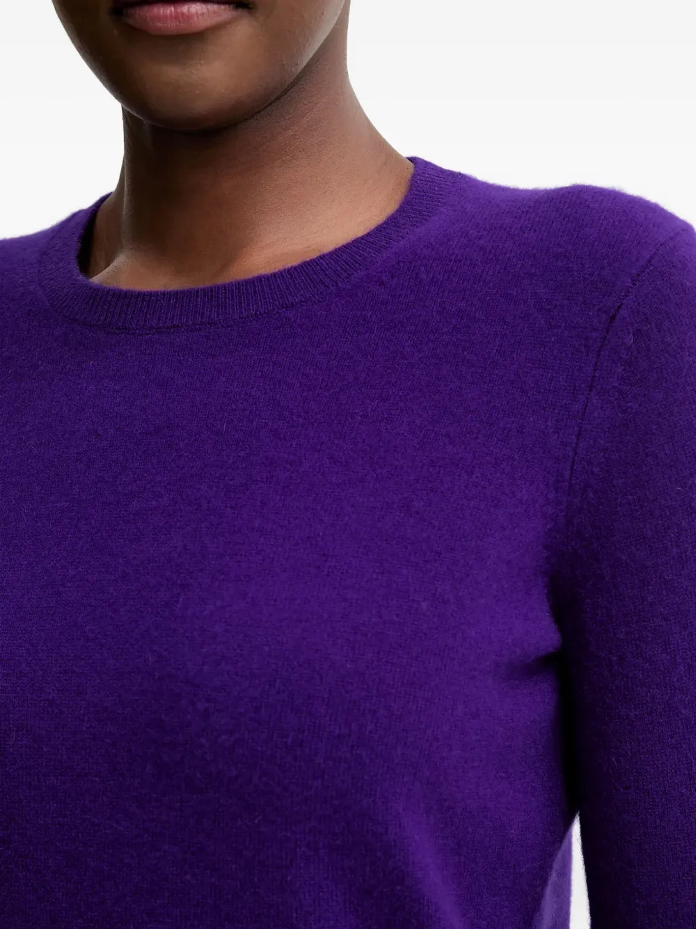 From Future Long-sleeve Sweater In Purple