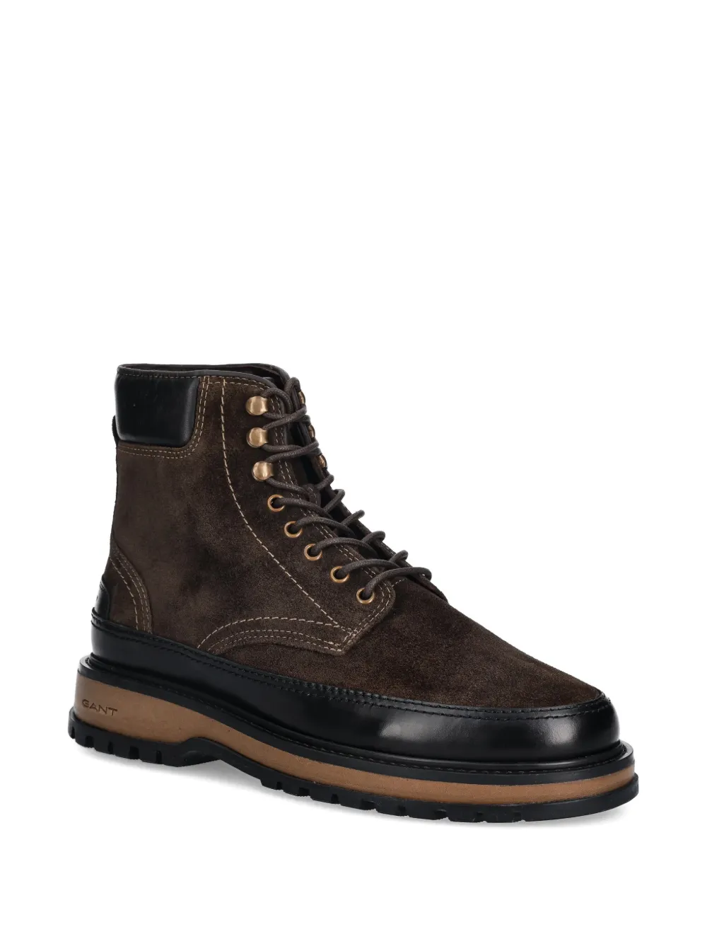 Gant Clafton lace-up panelled boots | Hiking Boots | Image 2