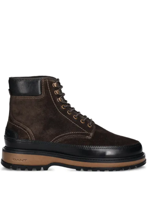 Gant Clafton lace-up panelled boots