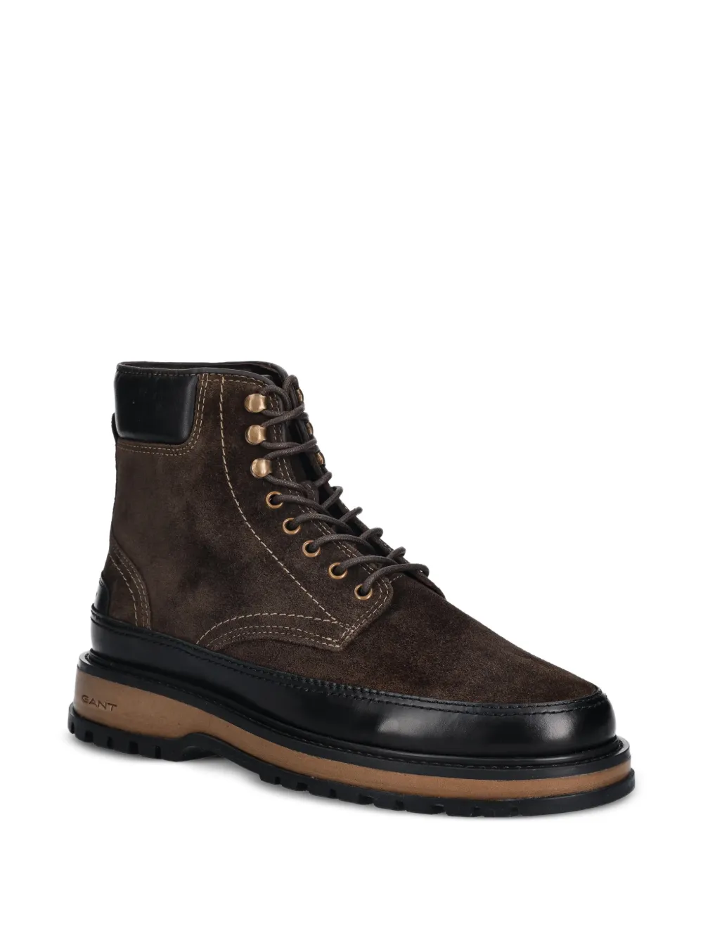 Gant Clafton lace-up panelled boots | Hiking Boots | Image 2