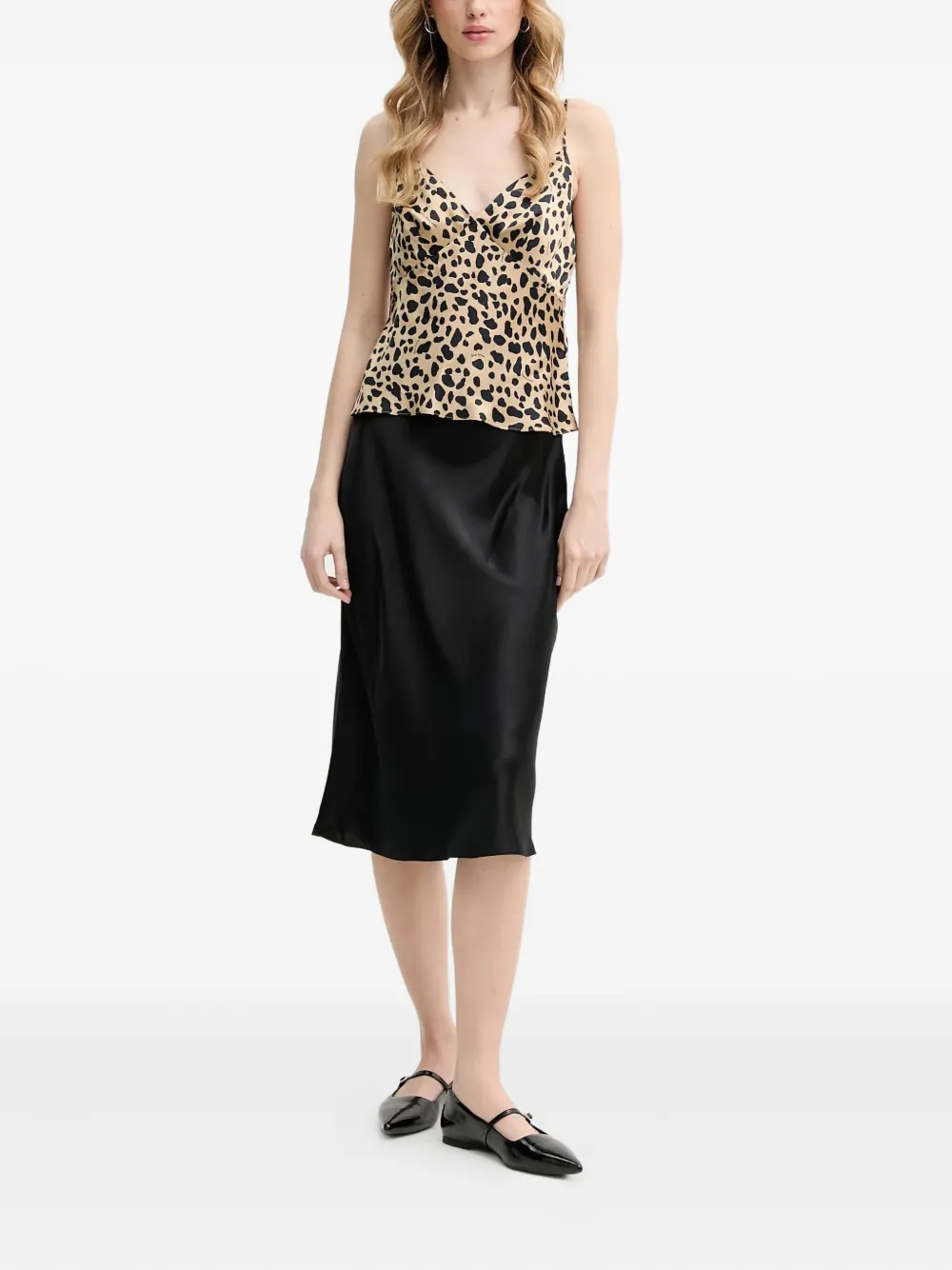 FROM FUTURE elasticated-waist skirt - Zwart