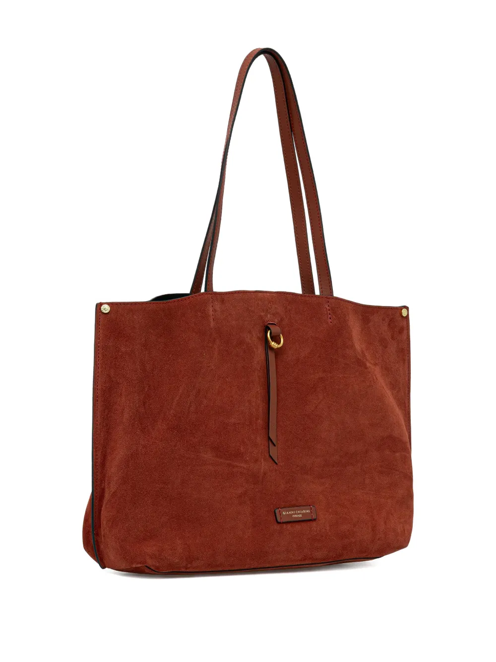 GIANNI CHIARINI magnetic-fastening tote bag - Bruin