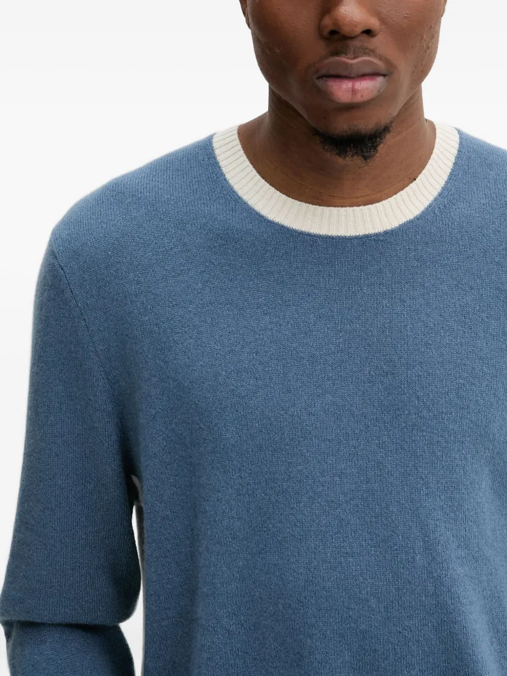 From Future Round Neck Sweater In Multi