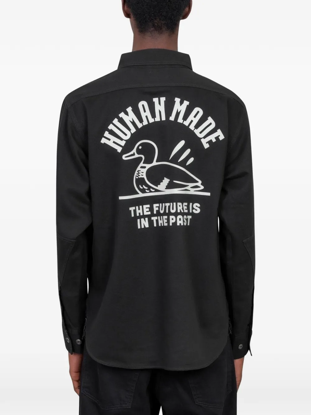  Human Made Embroidered Work Shirt - Black 