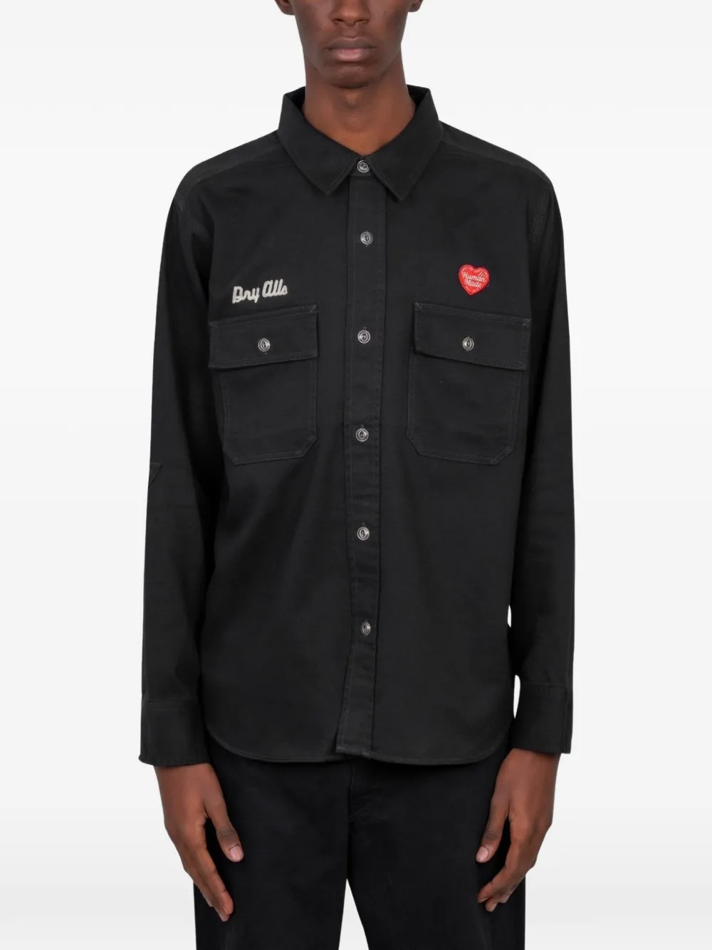 Human Made camisa work bordada | negro | Image 1
