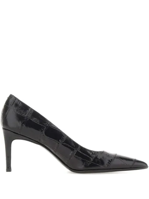 Sergio Levantesi 80mm Grace crocodile-effect pumps