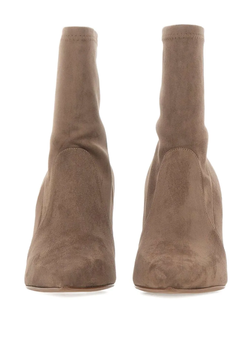 Sergio Levantesi 10mm Meets56 Pointed Ankle Boots In Brown