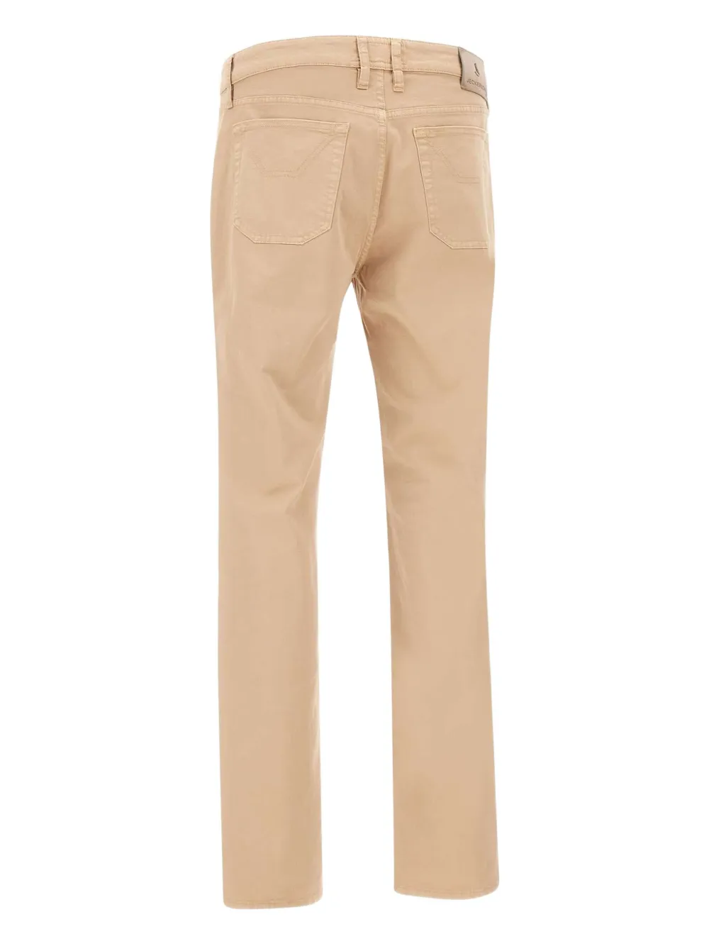  Jeckerson John Five-pocket Logo-patch Jeans - Neutrals 