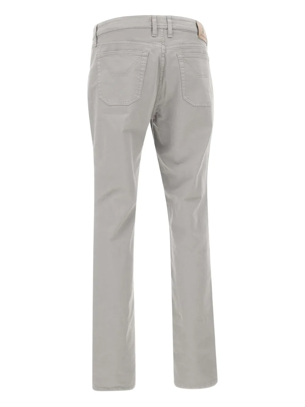 Jeckerson John Five-pockets Stitching Jeans In Gray