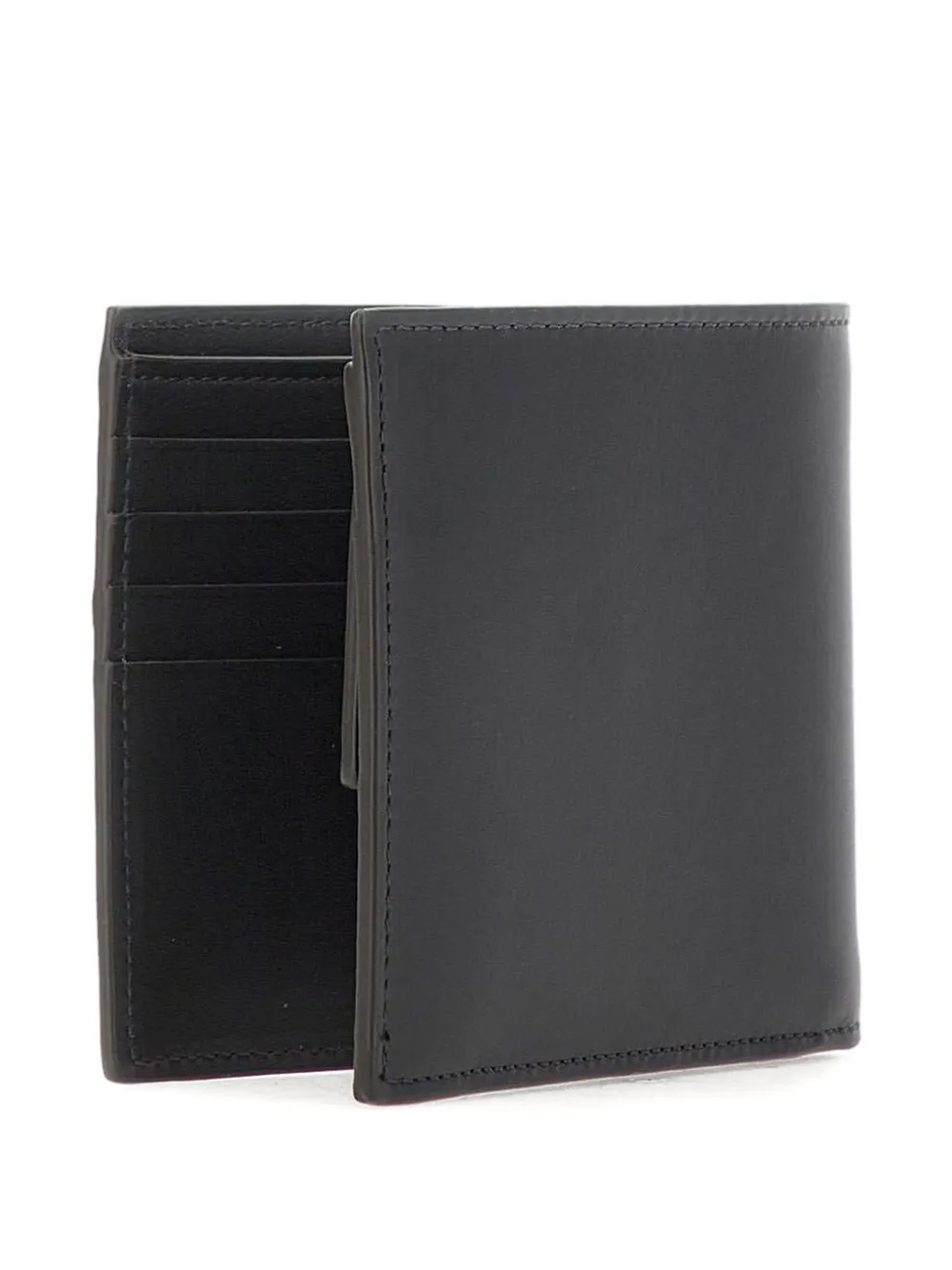 Paul Smith Portemonnee van gecoat canvas met kenmerkende streep Zwart