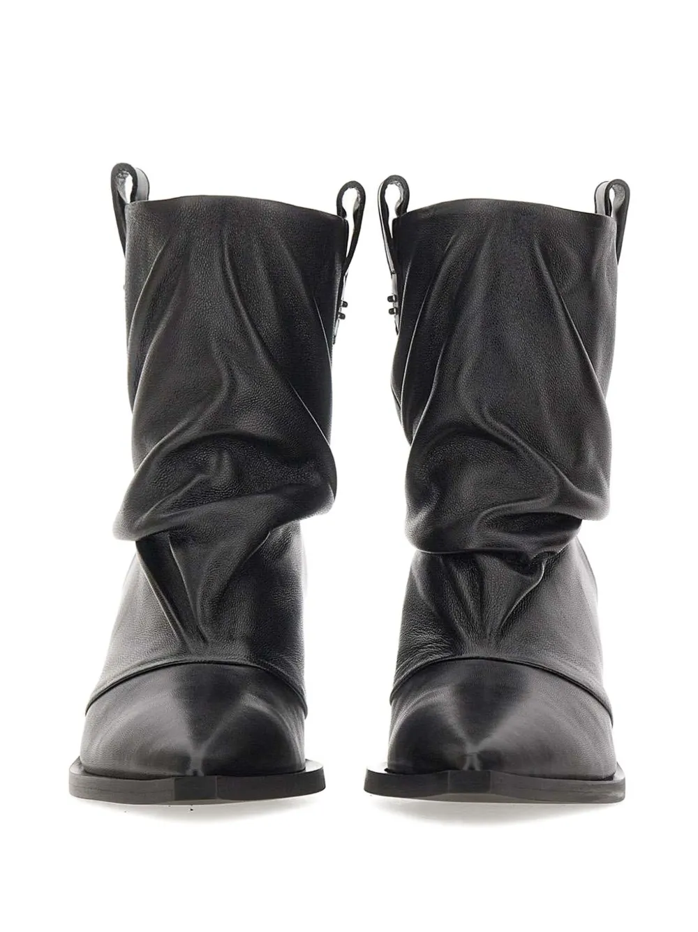 Halmanera 65mm Taby Pointed-toe Boots In Black