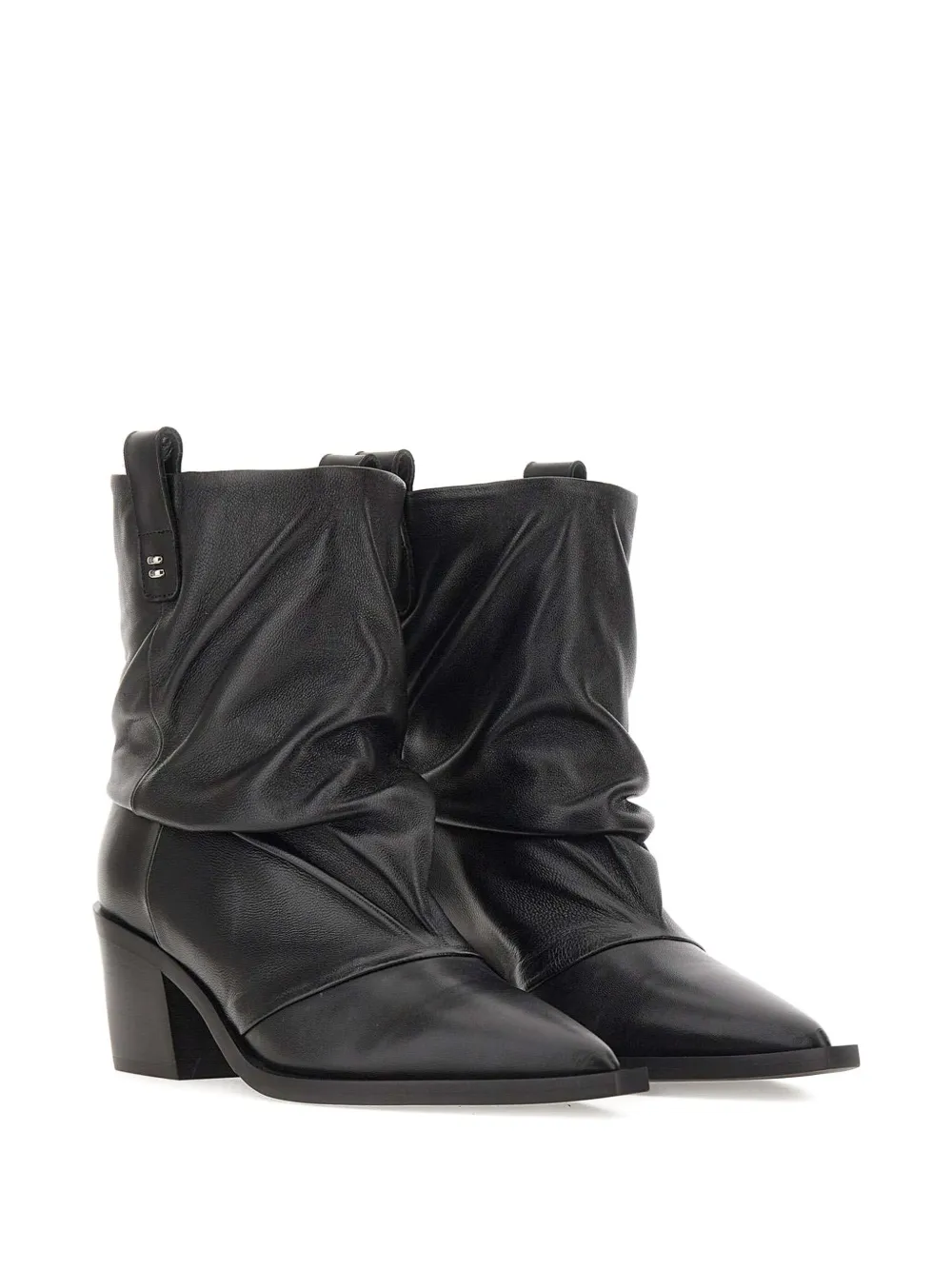 Halmanera 65mm Taby Pointed-toe Boots In Black