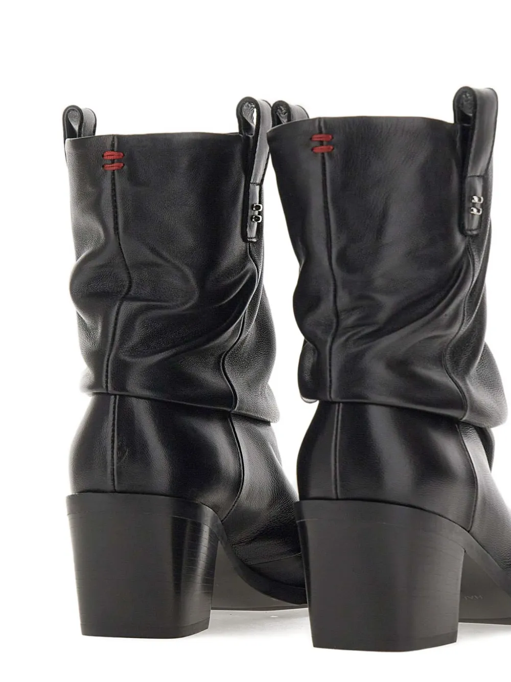 Halmanera 65mm Taby Pointed-toe Boots In Black