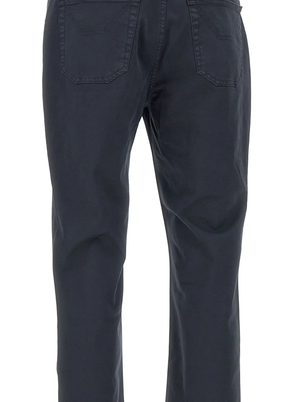 Jeckerson Five-pocket Logo-patch Trousers In Blue