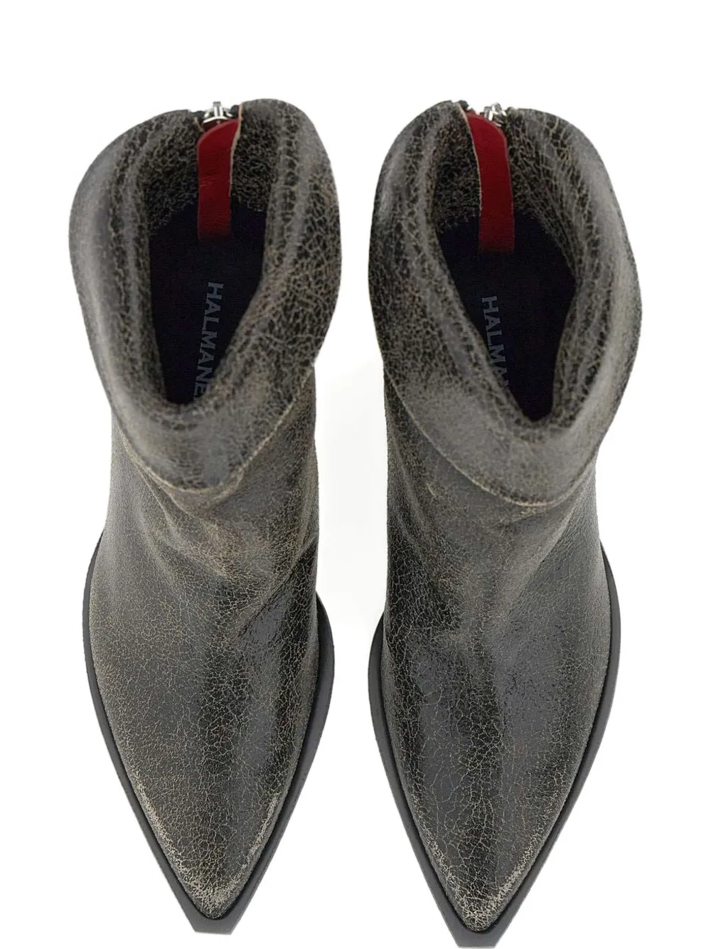 Halmanera 80mm Pointed Boots In Gray